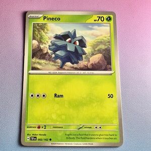 pineco - 002/162 (common) — pokemon: temporal forces